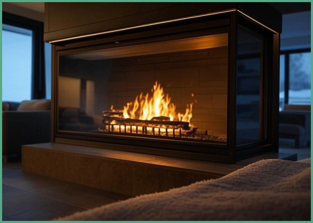 21세기트랜드 디테일한 모닥불 불멍 특대형 벽난로 LED 무드등