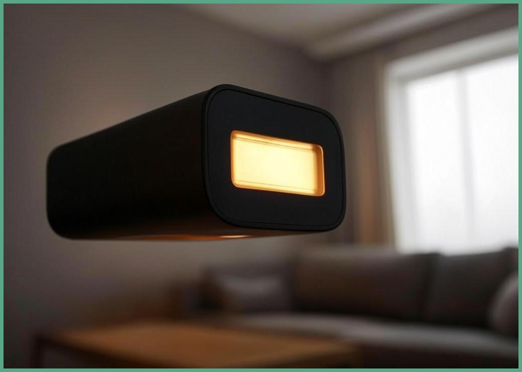 Aerolux 3색 LED 센서등 무드등 인체감지 USB 간편충전 인테리어 조명, 블랙