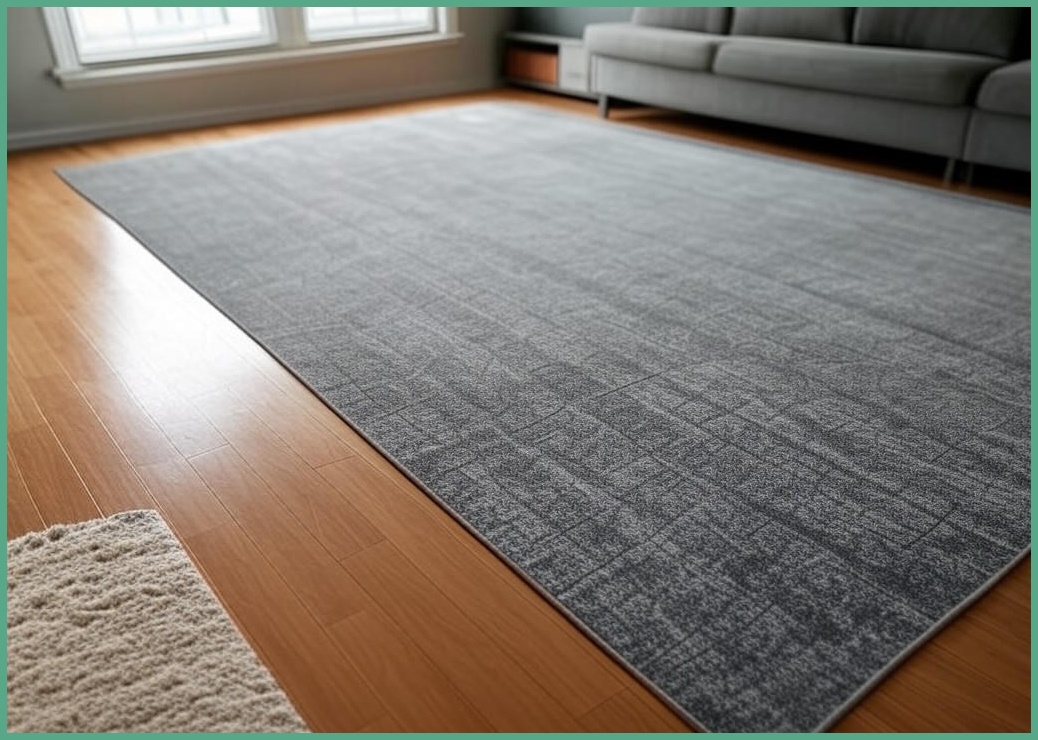 Zebeer 미끄럼방지 대형 거실 러그 먼지없고 수면 침대 카페트