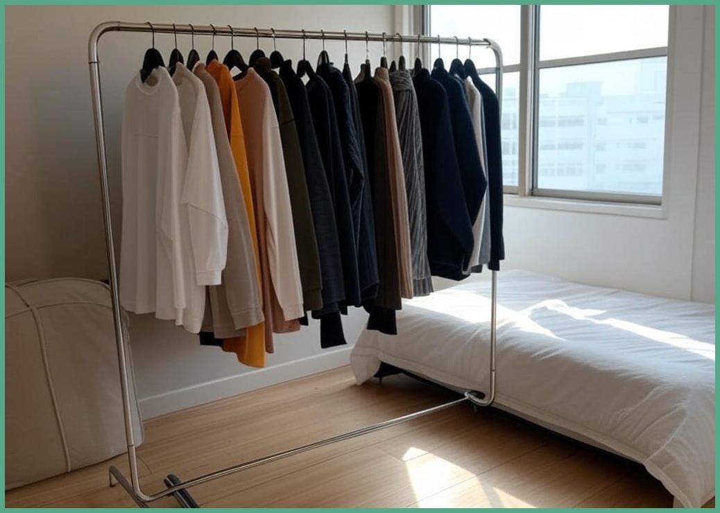 가화홈시스 기본형 2단 옷걸이 행거 NLB2200