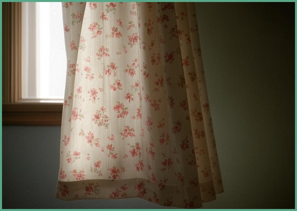 더메종 빈티지 순면 가리개커튼