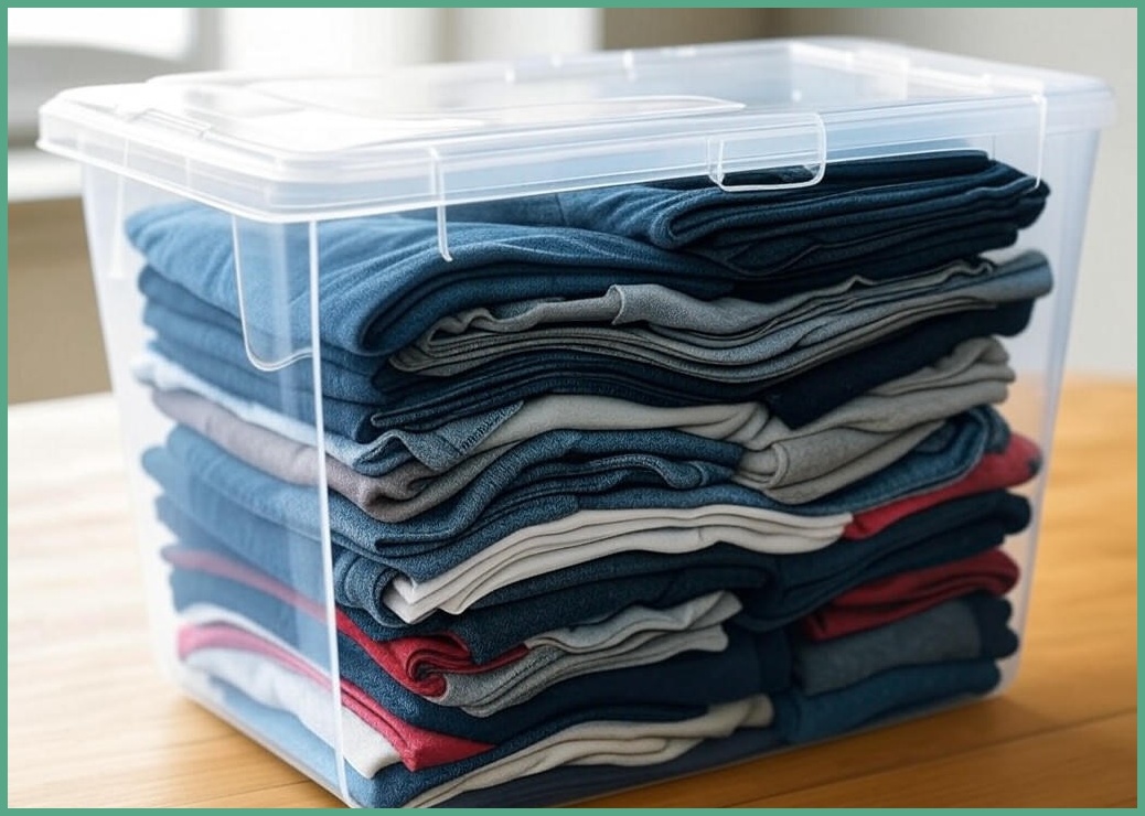 레디박스 튼튼한 투명창 커버 옷정리함