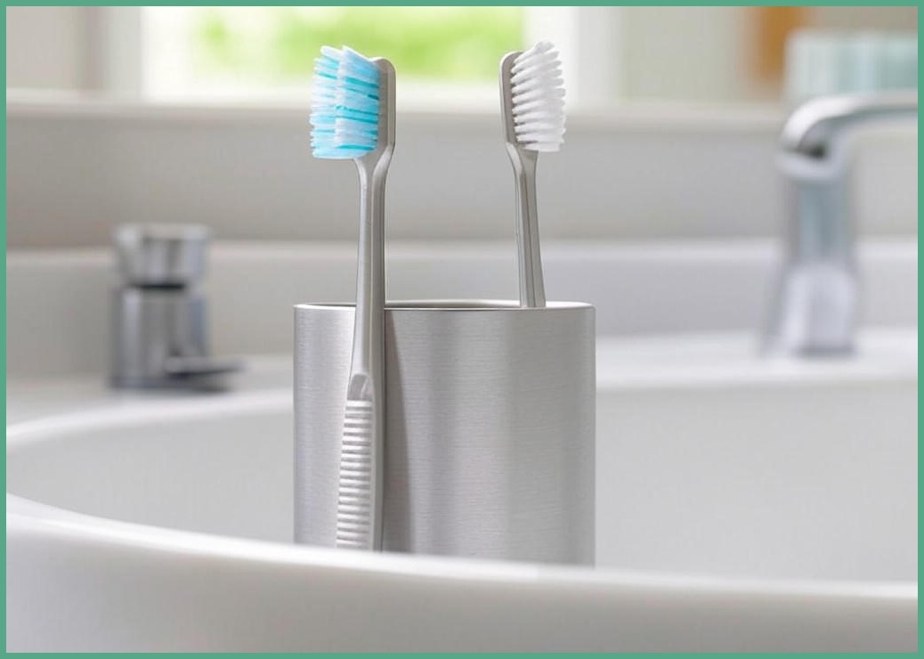 미늄 은은한 무광 올 스텐 칫솔 걸이, 1세트, 무광 2인