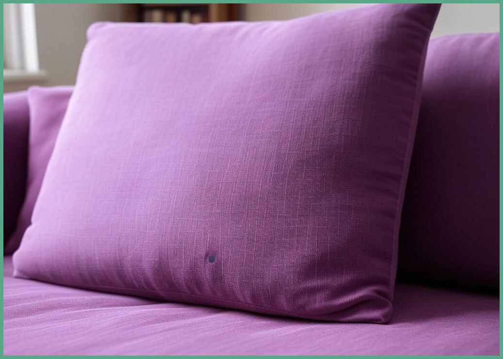 [솜포함] 린넨 소파 쿠션 심플 선염무지 쇼파쿠션, 퍼플