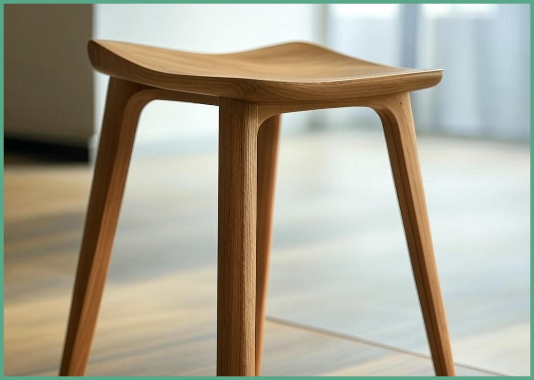 아이코닉하우스 애프터 글로우 스툴 450, 월넛, 1개