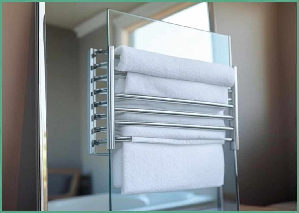 엠디유마켓 프리미엄 2 in 1 전신거울 대형 + 글라스 타월 세트