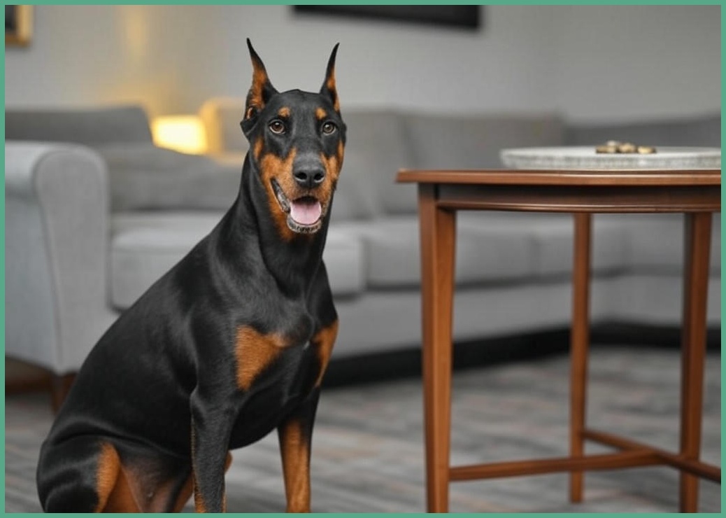 예쁜 도베르만 열쇠 인테리어 사이드 테이블 집들이 개업 선물 거실 쇼파 협탁 트레이 장식품 가구 추천