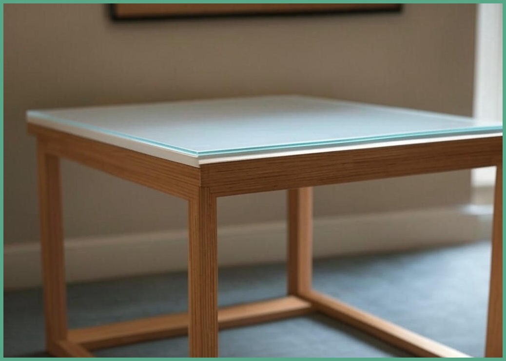 제이유엔비아이 스퀘어 협탁 사각 사이드 테이블, 화이트