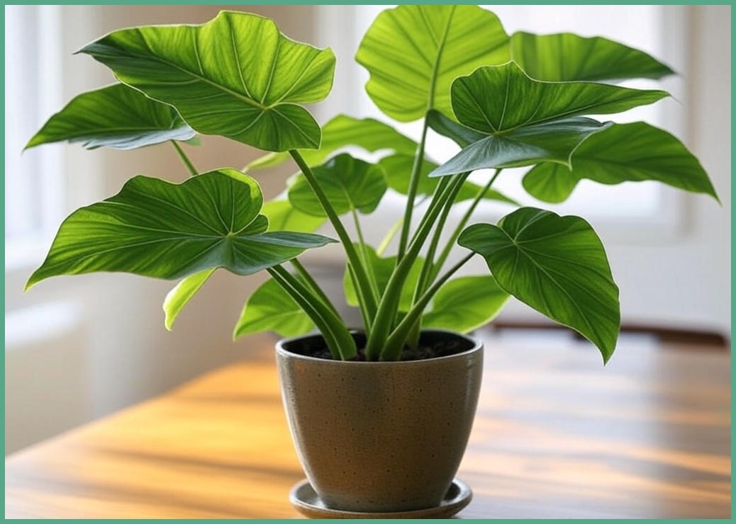 조아트 라인 알로카시아 110cm, 혼합 색상, 1개