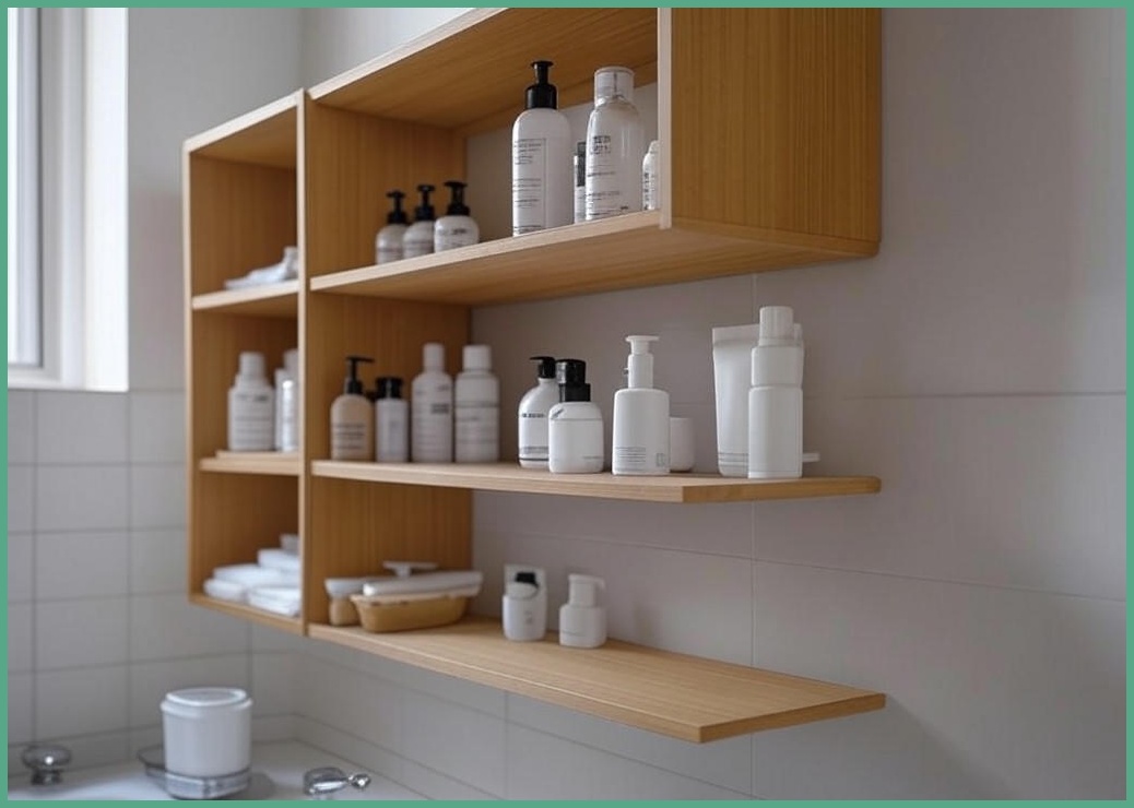 조은마음 1+1 무타공 욕실 화장실 선반 수납 정리대