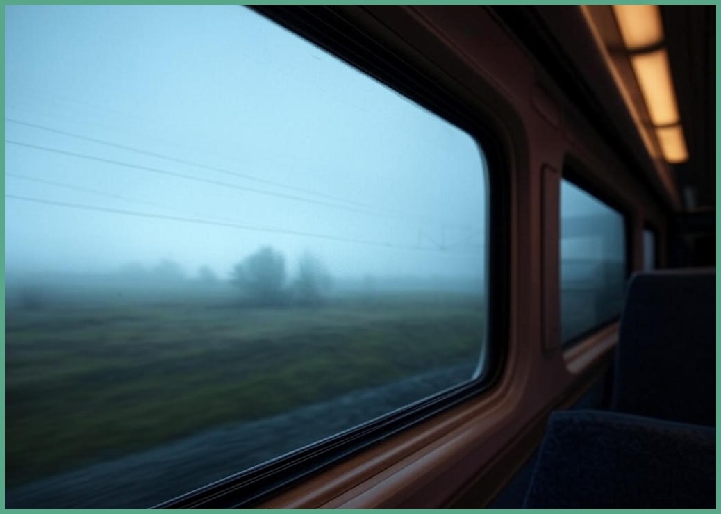 지엔홈 열차단 무점착 유리창시트지, 미스티안개, 100cm x 2m - 이미지 1