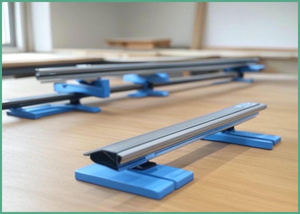 철물대장 천장벽겸용 멀티액자레일걸이 세트 0.5m