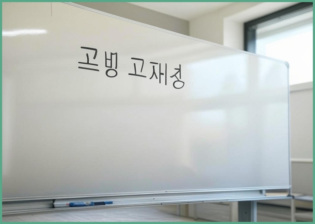 코멧 고무자석 화이트보드 + 마카팬