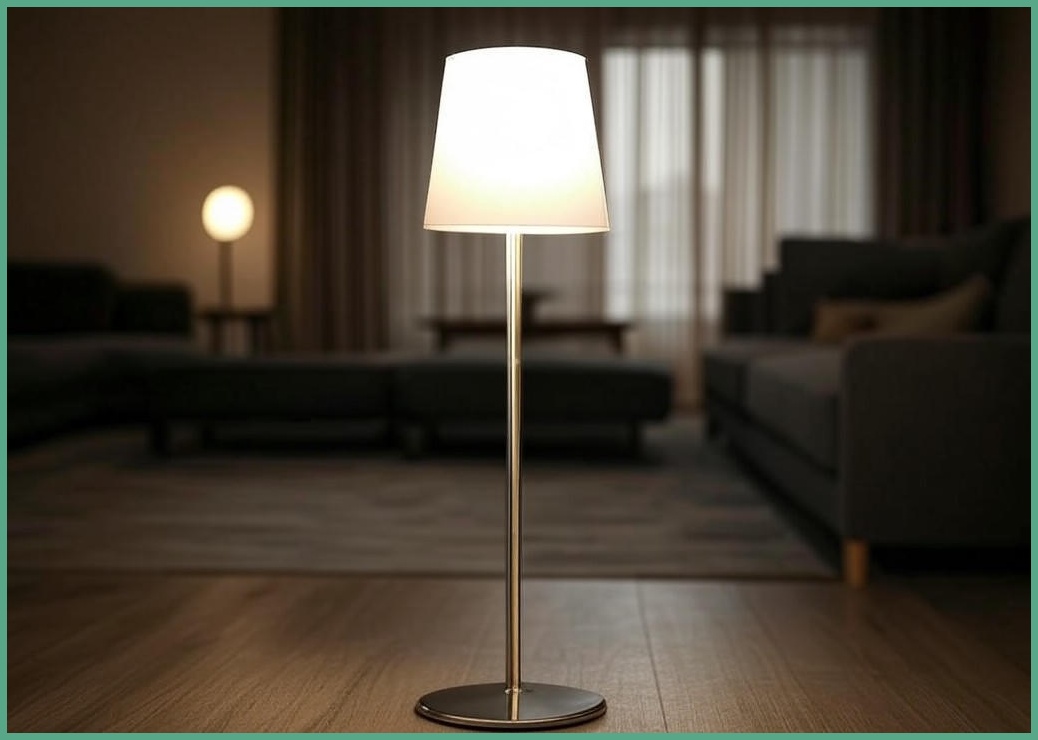 코멧 업라이트 거실스탠드 LED전구포함