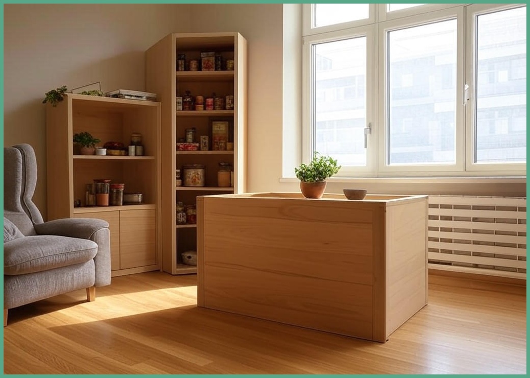 코멧 홈 심플한 리빙박스 팬트리 정리함 L