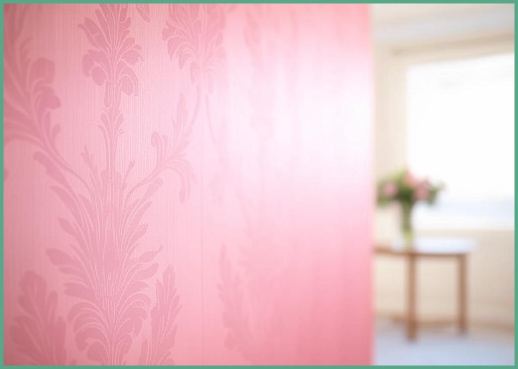 쿠셔니 붙이는벽지 셀프도배 스티커 실크벽지 50cm x 2.5m 도배지, 페탈핑크