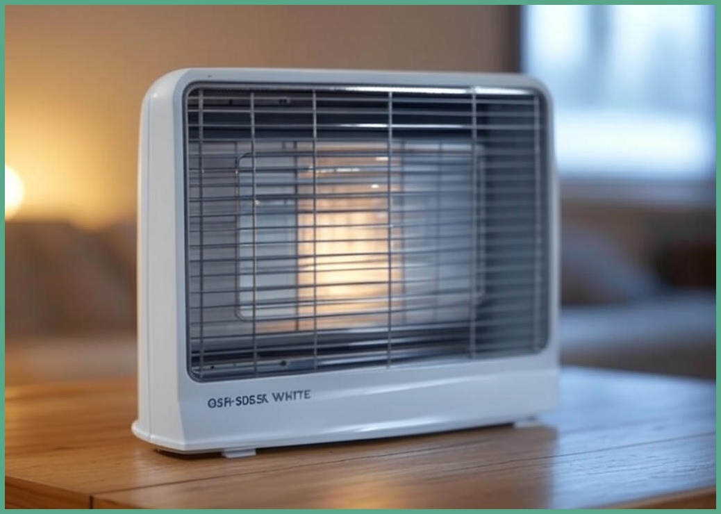 퀸센스 오방향 풋터치 히터, QSH-5033K, 화이트