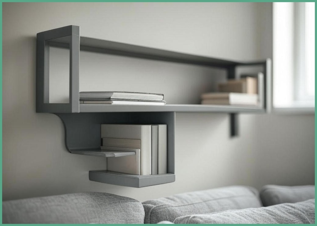 하드웰 철제 시스템 벽선반 - 이미지 1